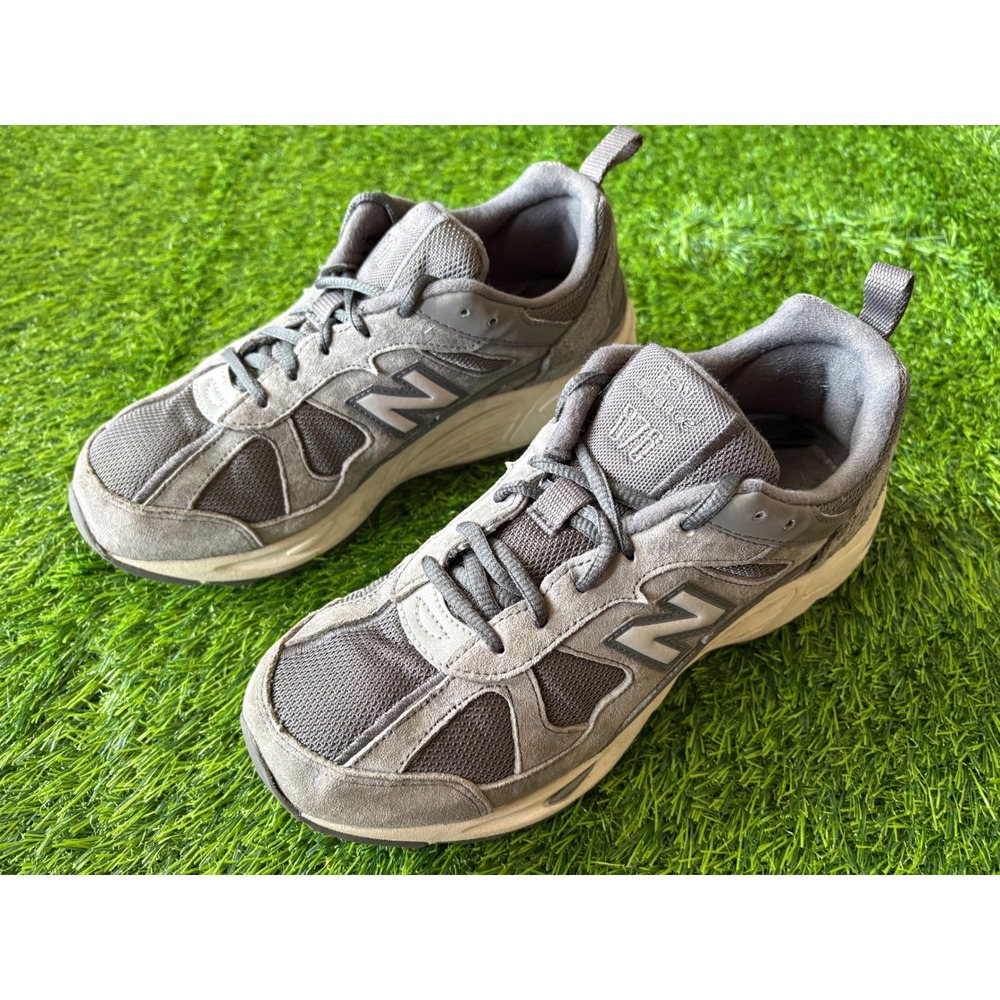 New Balance 878 Grey Suede Mesh Sneakers CM878JB Womens 7.5 Mens 6